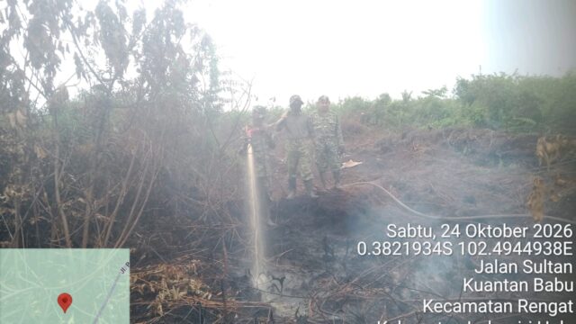 Gerak Cepat Atasi Karhutla di Inhu, Tim Gabungan Tuntaskan Pemadaman di Kampung Pulau